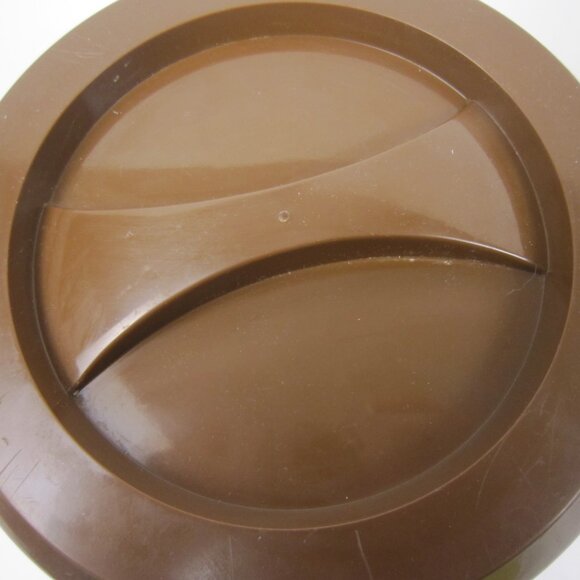 Sterilite 4 pc Vintage Beige / Brown Canisters: Coffee, Tea, Sugar, Flour - Used - Picture 10 of 16